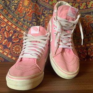 Pink Hi-Top Vans